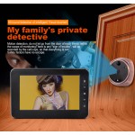 SM-KR06A Ματάκι πόρτας με κάμερα, οθόνη 4,3'' και εγγραφή + ΔΩΡΟ 8GB κάρτα μνήμης