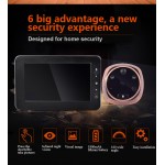 SM-KR06A Ματάκι πόρτας με κάμερα, οθόνη 4,3'' και εγγραφή + ΔΩΡΟ 8GB κάρτα μνήμης