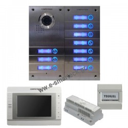 Θυροτηλεόραση Έγχρωμη SAC563C με Οθόνη 7'' MT321C Διαμερίσματα 6