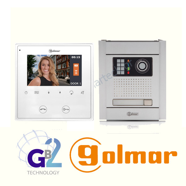 Θυροτηλεόραση Golmar Ν5110  VESTA Έγχρωμη Οθόνη 4,3'' για 1 Διαμέρισμα