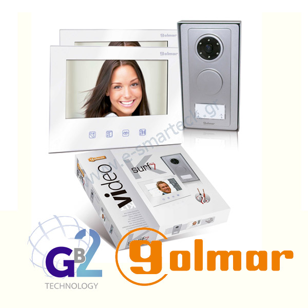 Θυροτηλεόραση Golmar SV-372S2 SURF7 Έγχρωμες 7'' για 2 Διαμερίσματα