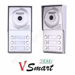 VS-702-6 Μπουτονιέρα θυροτηλεόρασης 6 διαμερισμάτων έγχρωμη