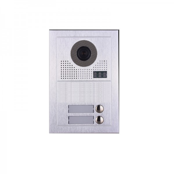 VDS-02 Μπουτονιέρα Θυροτηλεόρασης με 2 φωτιζόμενα κουδούνια