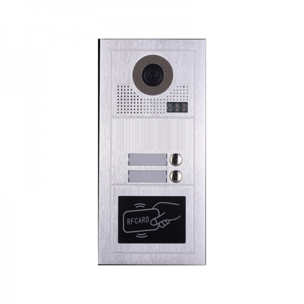 VDS-02ID Μπουτονιέρα Θυροτηλεόρασης με 2 φωτιζόμενα κουδούνια