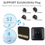 SM-ML5 IP53 waterproof ασύρματη θυροτηλεόραση με μπαταρίες HD Wi-Fi, κάμερα, ομιλία, καταγραφή, App για smartphone