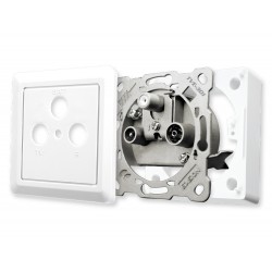 Edision Πρίζα τερματική ΚΙΤ Τριπλή TV-R-SAT TVK-801