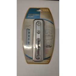 Φωτιστικό με 5 LED ON/OFF με αυτοκόλλητο για να κολλάει παντού