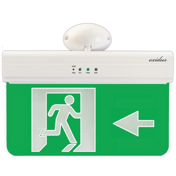 Exidus 30 Φωτιστικό ασφαλείας εξόδου εσωτερικού χώρου με ένδειξη αριστερά
