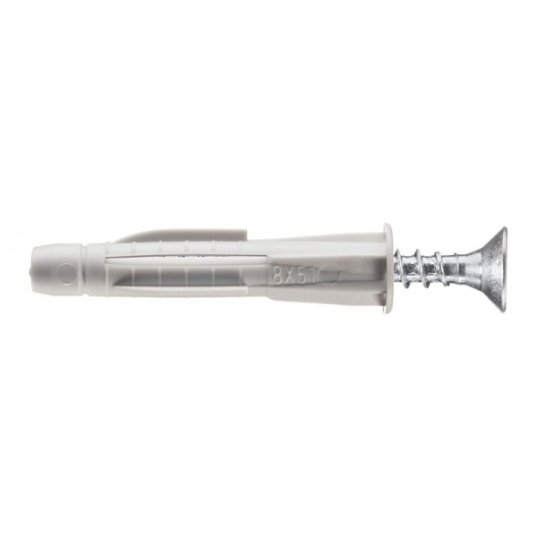 Elematic 10x60 βύσμα πλαστικό με βίδα TPF/V 25 τεμ