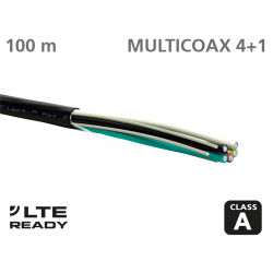 TELEVES 211011 ΚΑΛΩΔΙΟ MULTICOAX 4+1 ΜΑΥΡΟ