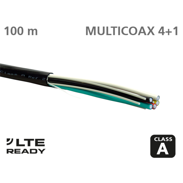 TELEVES, 211011, ΚΑΛΩΔΙΟ, MULTICOAX, 4+1, ΜΑΥΡΟ