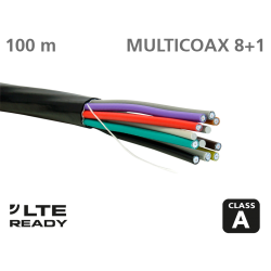 TELEVES 211021 ΚΑΛΩΔΙΟ MULTICOAX 8+1 ΜΑΥΡΟ