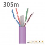 TELEVES 2123 ΚΑΛΩΔΙΟ UTP DK6000 Cat.6 U/UTP Dca Cu LSFH 6.2mm Violet 305m