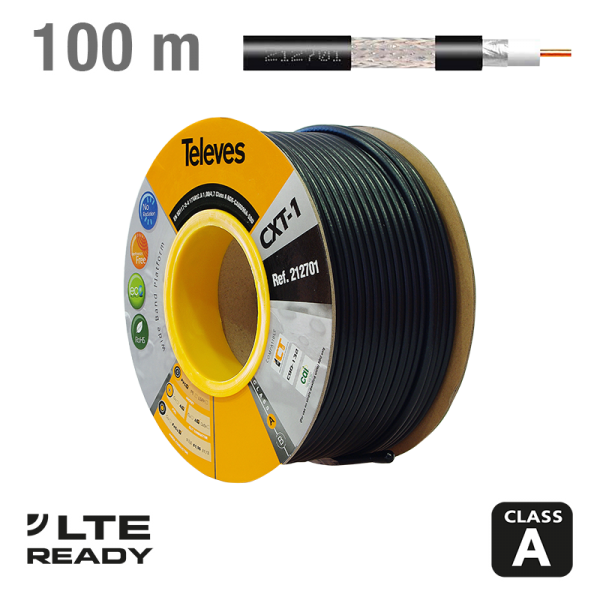 TELEVES, 212701, ΚΑΛΩΔΙΟ, CXT-1, CCS, AL, ΜΑΥΡΟ