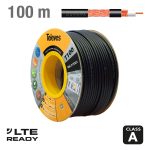 TELEVES 215501 ΚΑΛΩΔΙΟ T-100 Cu/Cu ΜΑΥΡΟ 5m