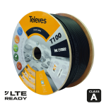 TELEVES, 215502, ΚΑΛΩΔΙΟ, T-100, Cu/Cu, ΜΑΥΡΟ