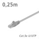 Καλώδιο Patch Cat.5e U/UTP Grey 0.25m (68611)