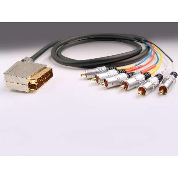 XTREME EUROPA 6 RCA to SCART High End Cable