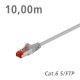 Καλώδιο Patch Cat.6 S/FTP (PiMF) Grey 10.0m (93651) 