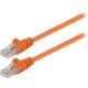 95215 Καλώδιο δικτύου CAT 5e, U/UTP patchcable, 0. 5m, σε πορτοκαλί χρώμα