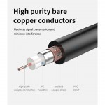 Cabletime Καλώδιο κεραίας αρσενικό - Καλώδιο κεραίας θηλυκό Λευκό 2m 