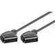 Goobay Cable Scart male - Scart male 1.5m Μαύρο 11702