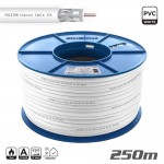 Edision Καλώδιο Coaxial ICX-250 CCS AL Eca PVC Λευκό 250m