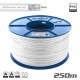 Edision Καλώδιο Coaxial ICX-250 CCS AL Eca PVC Λευκό 250m