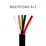 ΚΑΛΩΔΙΟ MULTICOAX RG6 4+1 CCS PVC Black 100m