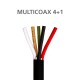 ΚΑΛΩΔΙΟ MULTICOAX RG6 4+1 CCS PVC Black 100m