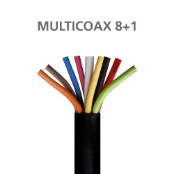 ΚΑΛΩΔΙΟ MULTICOAX RG6 8+1 CCS PVC Black 100m