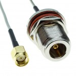 Cable Pigtail RP-SMA male to N-Type female Waterproof (15cm)