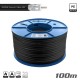 Edision Καλώδιο Coaxial OCX-100 CU AL Fca PE Μαύρο 100m