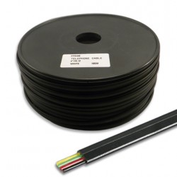 FTT3-040 ΚΑΛΩΔΙΟ ΤΗΛΕΦΩΝΟΥ ΠΛΑΚΕ ΜΑΥΡΟ