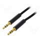 ITEC 451030 Audio cable Jack 3.5mm 3 pole to Jack 3.5mm 3 pole 5M