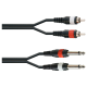 PA-LINK TLC153/3M CABLE 2 RCA Αρσενικά σε 2 Jack 6,35 Αρσενικά mono
