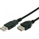 Προέκταση καλώδιο USB-A male σε USB-A female Μαύρο 5 μέτρα 