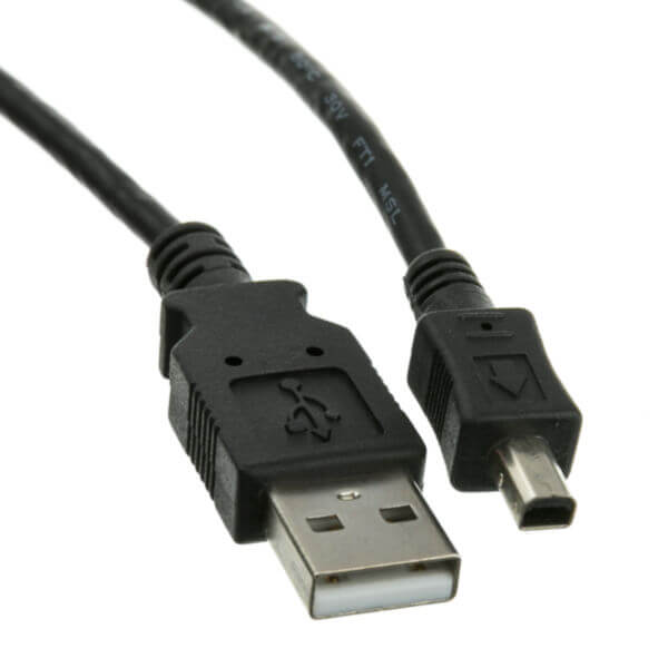 HQ Καλώδιο USB-A male σε 4pin USB-B mini male 1,8 μέτρα