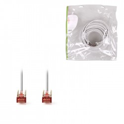 Καλώδιο δικτύου CAT 6, S/FTP patchcable, 20m, σε γκρι χρώμα.