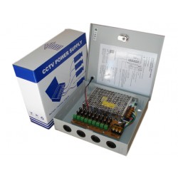 12V/12A τροφοδοτικό 9 εξόδων για κάμερες MULVIEW MPS-120-9