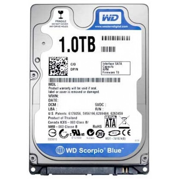 Western digital HDD blue Σκληρός δίσκος 2,5"