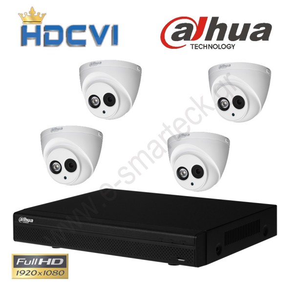 Καταγραφικό HCVR5104HE S2 κάμερες HAC HDW2220EP