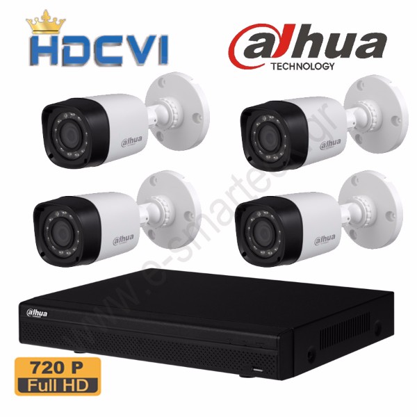 DAHUA HCVR4104HS S3 HAC HFW1000R