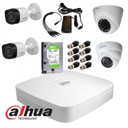 Dahua set7 καταγραφικό με 8 κάμερες υψηλής ευκρίνειας HD 1Mp/720p, HD 1TB,φις, τροφοδοτικό
