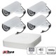 Dahua set9 καταγραφικό με 4 κάμερες υψηλής ευκρίνειας AHD 1Mp/720p