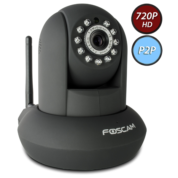 Foscam FI9821P Ρομποτική Ασύρματη IP Κάμερα Υπερύθρων HD 720p υποδοχή SD και IR-CUT