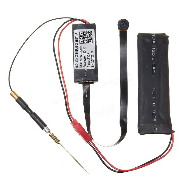 S09-Wide Κρυφή κάμερα Module 120° WiFi, 1080p, Παρακολούθηση Live μέσω κινητού