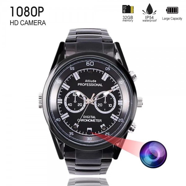 SM-W2000 Κρυφή κάμερα σε ρολόι χειρός με μπρασελέ υψηλής ανάλυσης + Δώρο 32GB SD κάρτα SM-W2000 Κρυφή κάμερα σε ρολόι χειρός με μπρασελέ υψηλής ανάλυσης + Δώρο 32GB SD κάρτα