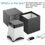 Κρυφή κάμερα σε φωτιστικό γραφείου WiFi 1080P σύνδεση με κινητό micro sd