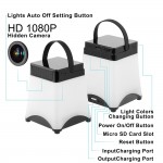 Κρυφή κάμερα σε φωτιστικό γραφείου WiFi 1080P σύνδεση με κινητό micro sd